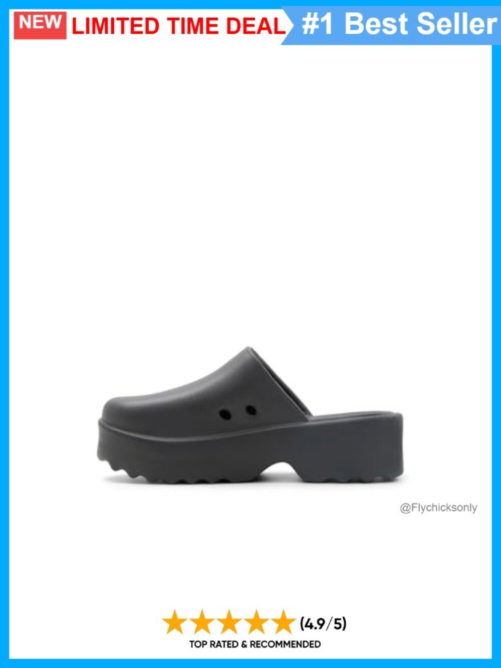 Platform Clog EVA Slip-On Shoe Casual Walking Comfort